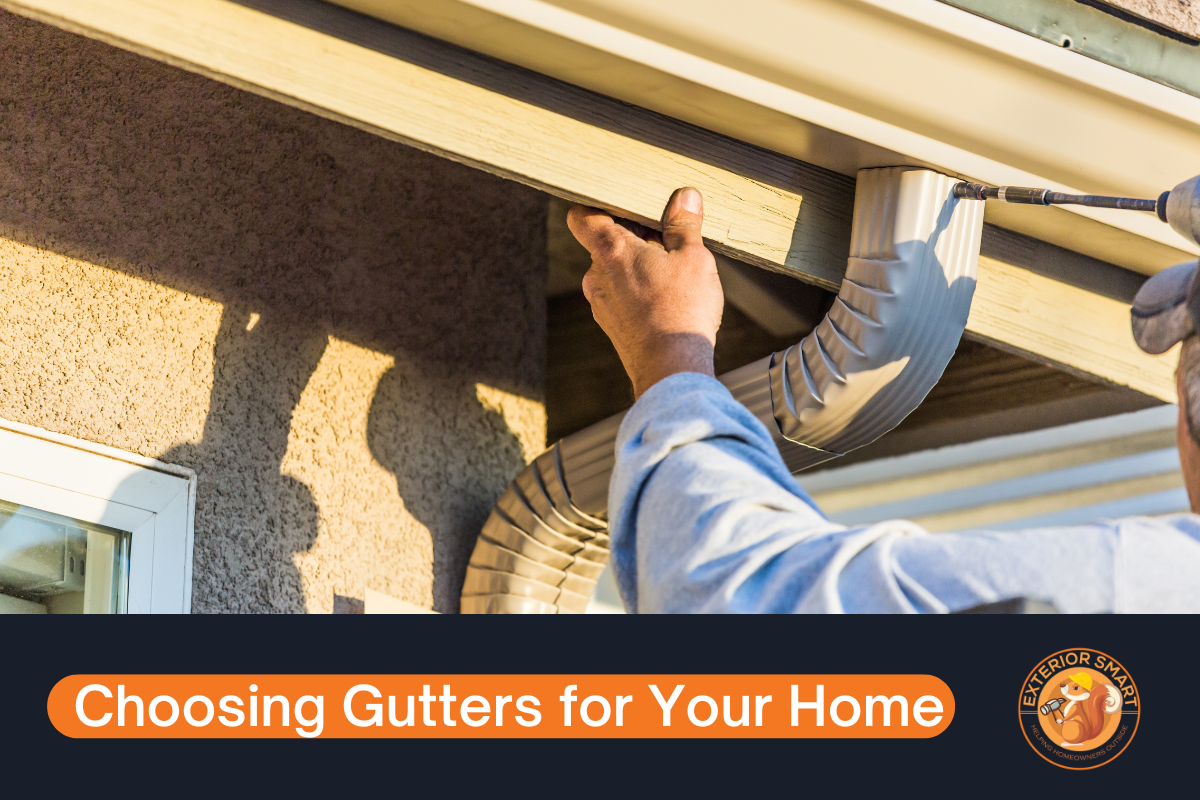 picking out gutters